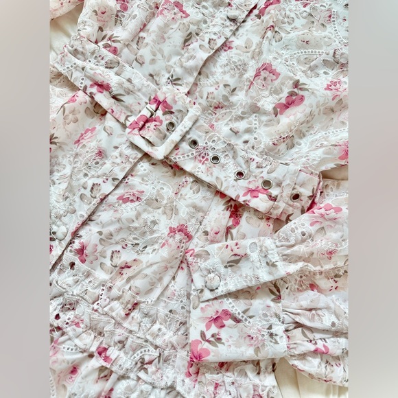 Gingham & Heels Mini Dress / Floral - Picture 10 of 14